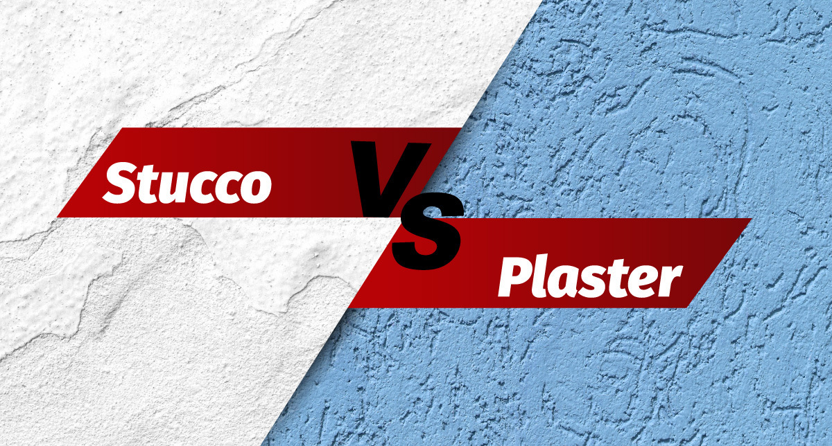 Stucco vs plaster