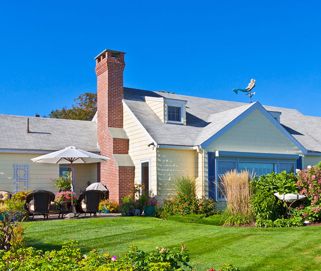 Beautifully restored residential chimney in Orange County NY